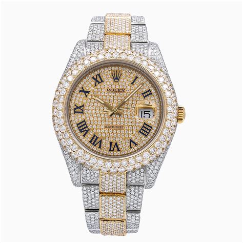 rolex datejust ii diamond dial|rolex datejust 41mm diamond bezel.